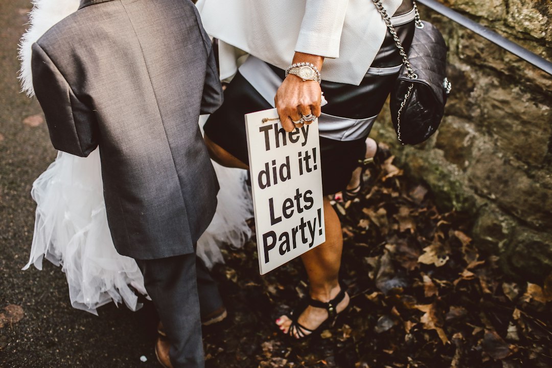 Photo autumn wedding